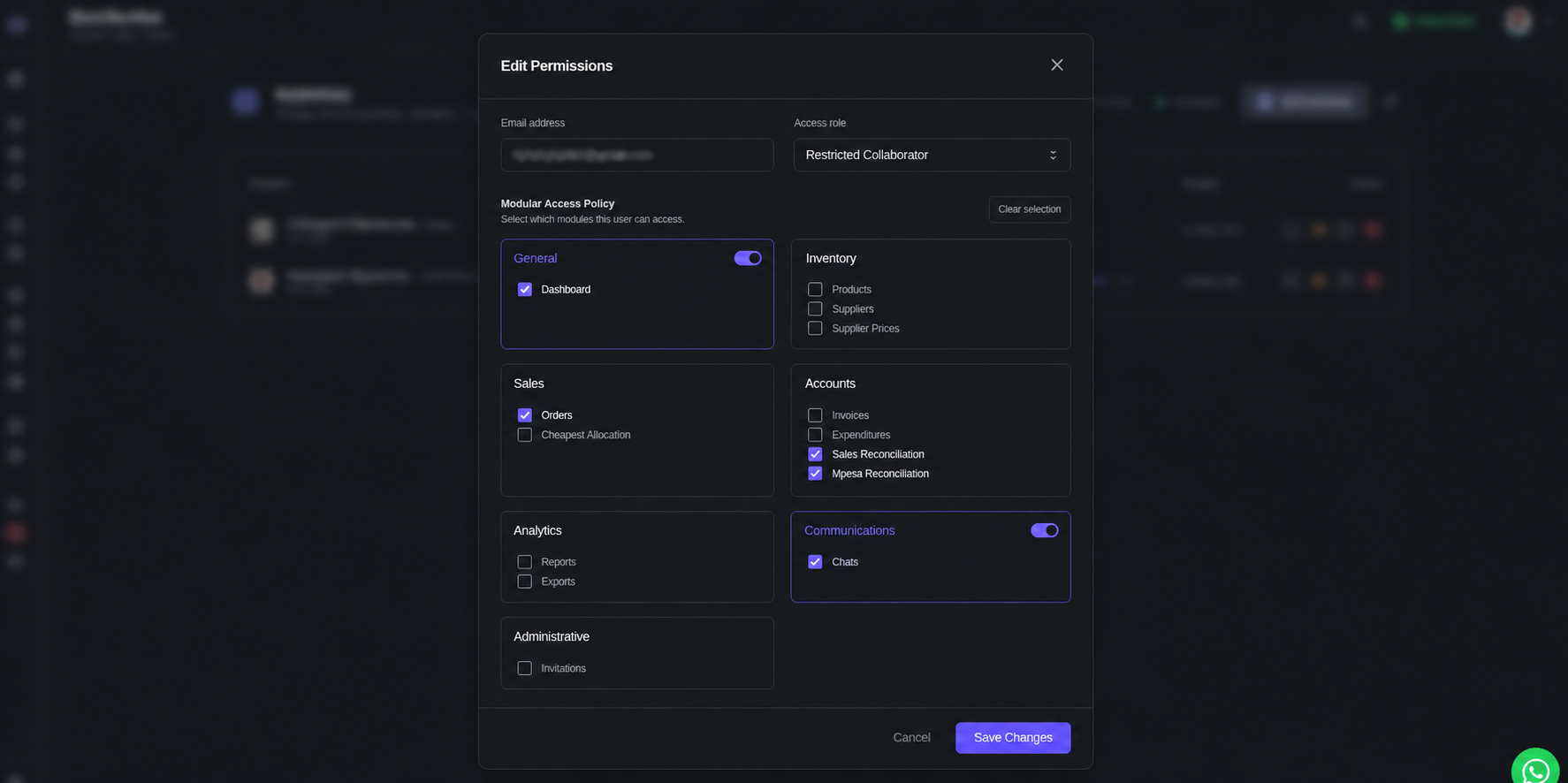 Enterprise Control Interface